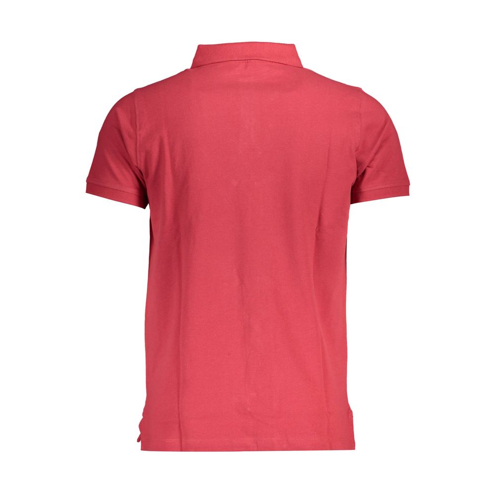 Red Cotton Polo Shirt - SEHABRANDS