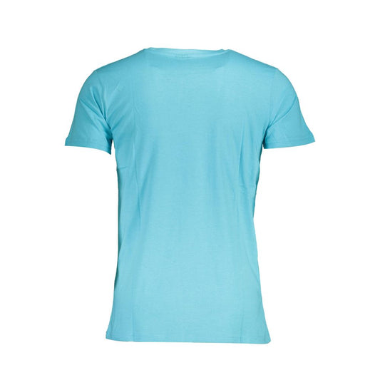 Light Blue Cotton T-Shirt - SEHABRANDS