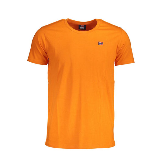 Orange Cotton T-Shirt - SEHABRANDS