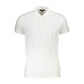 Cavalli Class White Cotton Polo Shirt