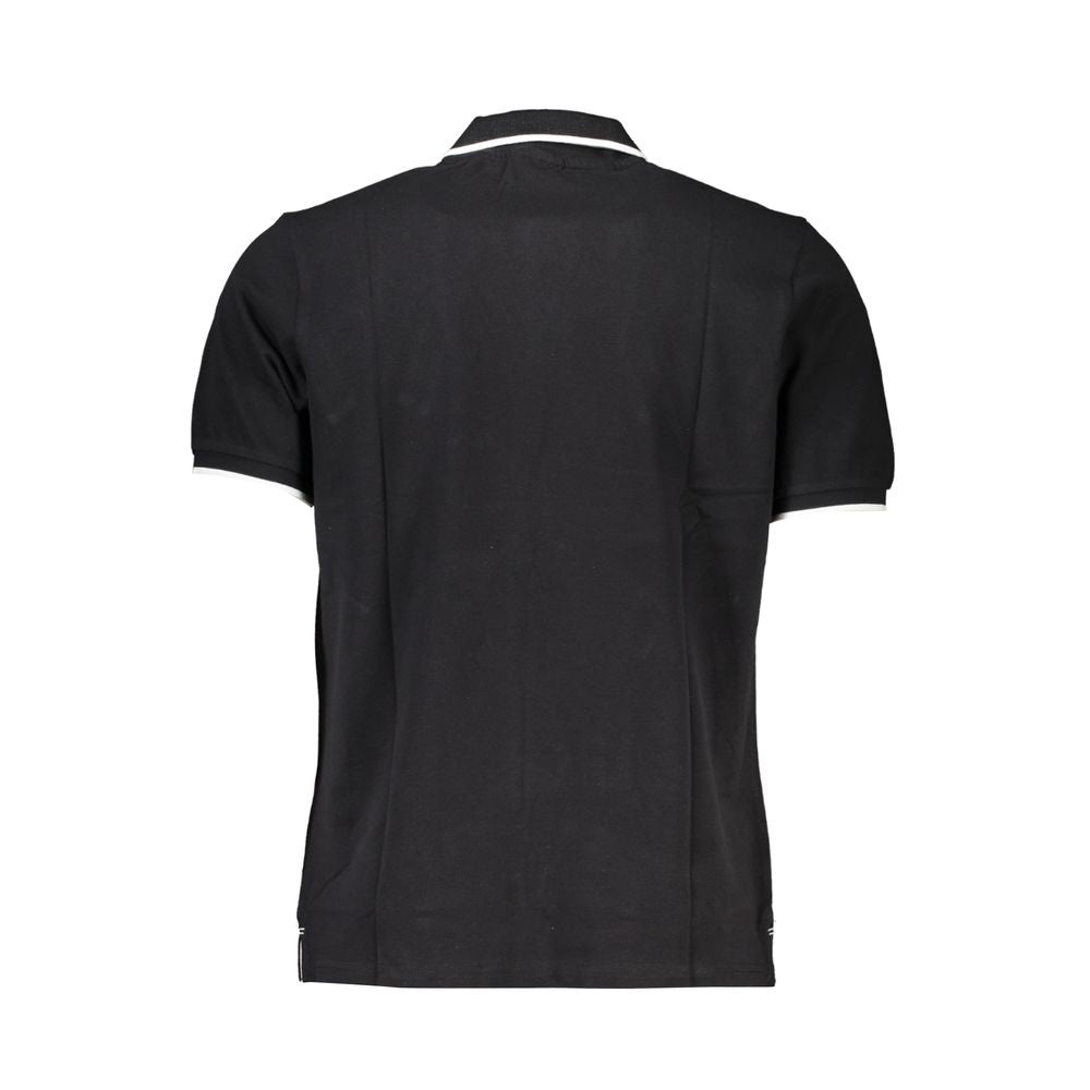 North Sails Black Cotton Polo Shirt