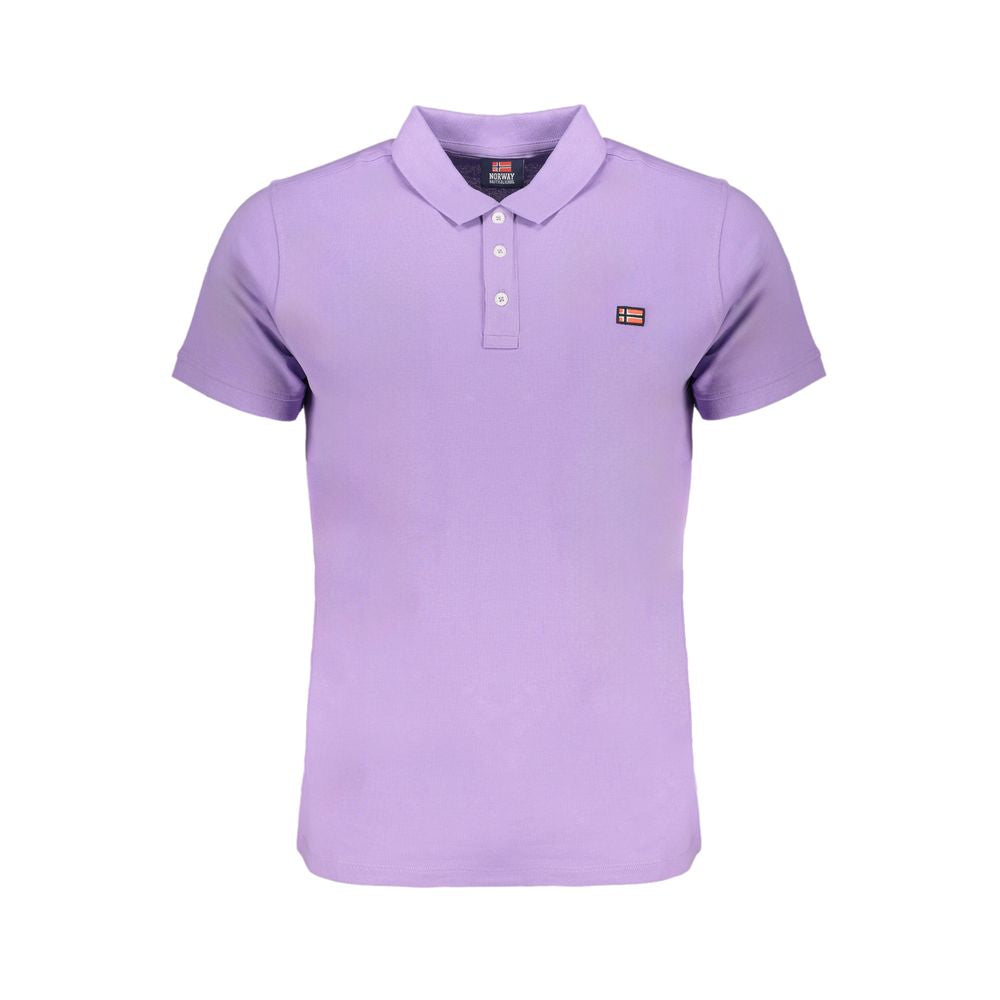 Norway 1963 Purple Cotton Polo Shirt