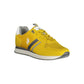 Yellow Polyester Men Sneaker - SEHABRANDS