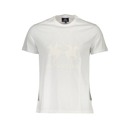 White Cotton Men T-Shirt - SEHABRANDS