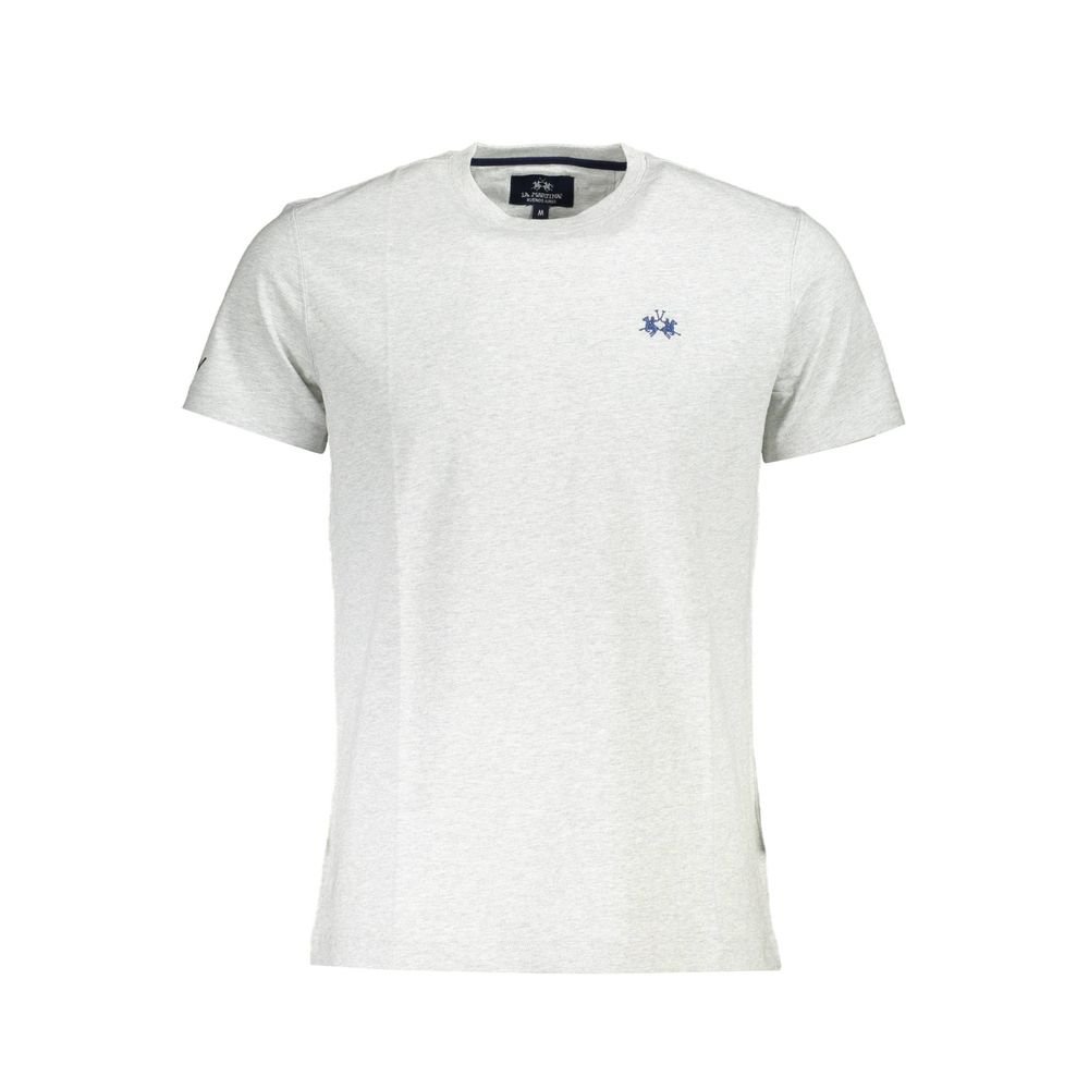 Gray Cotton Men T-Shirt - SEHABRANDS