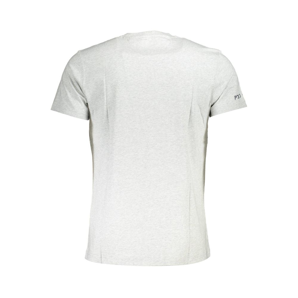 Gray Cotton Men T-Shirt - SEHABRANDS