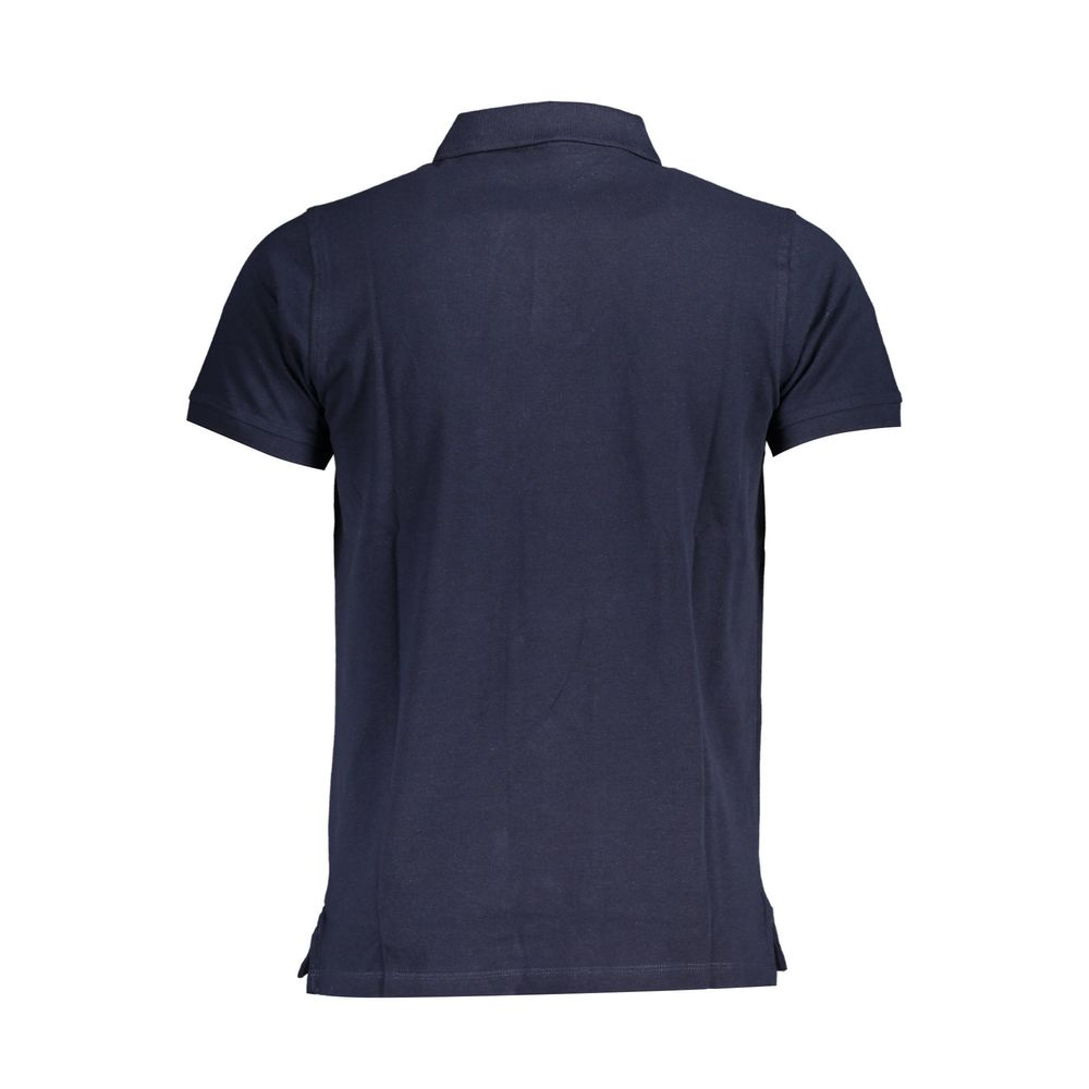 Blue Cotton Polo Shirt - SEHABRANDS