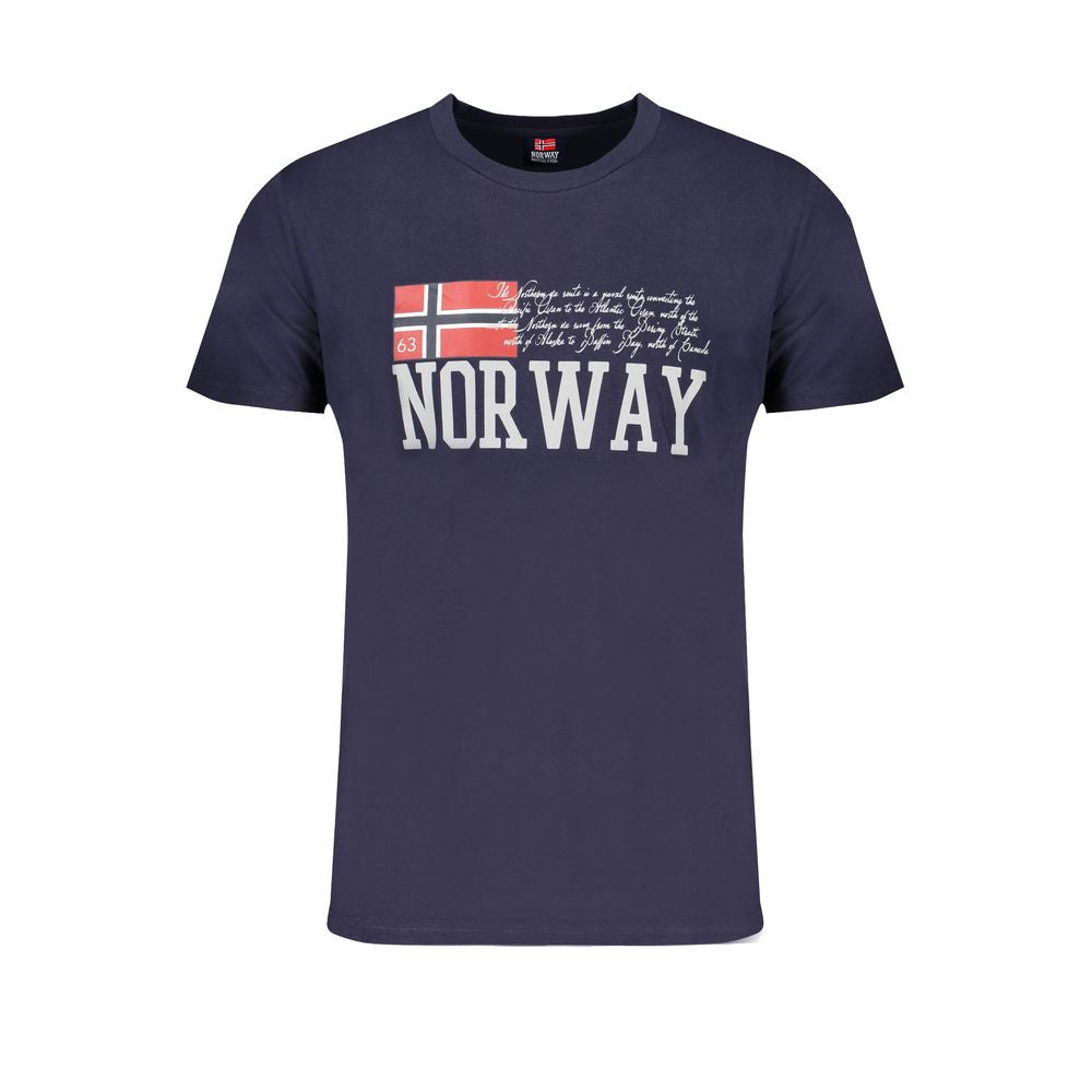 Norway 1963 Blue Cotton T-Shirt