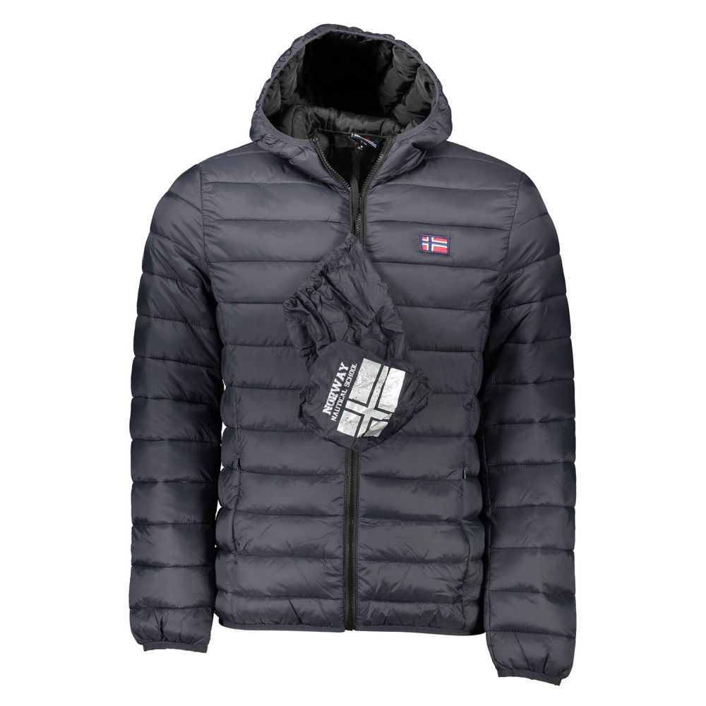 Black Polyamide Men Jacket - SEHABRANDS