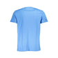 Light Blue Cotton Men T-Shirt - SEHABRANDS