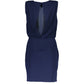 Blue Viscose Women Dress - SEHABRANDS