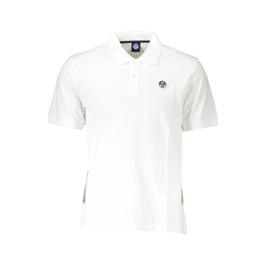 White Cotton Men Polo Shirt - SEHABRANDS