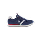 Blue Polyester Men Sneaker - SEHABRANDS