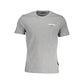 Gray Cotton Men T-Shirt - SEHABRANDS