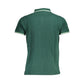 Green Cotton Men Polo Shirt - SEHABRANDS