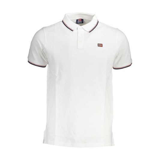 White Cotton Polo Shirt - SEHABRANDS