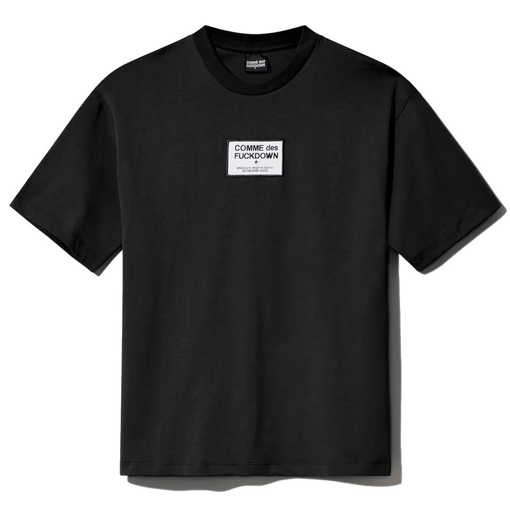 Black Cotton T-Shirt - SEHABRANDS