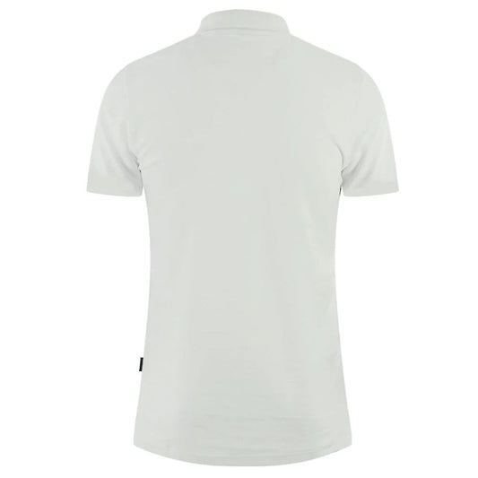 Elegant White Cotton Polo Shirt - SEHABRANDS