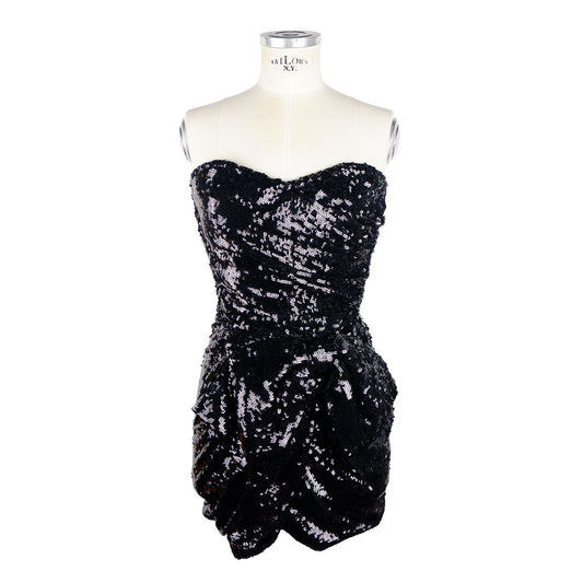 Sleeveless Sequined Bow Dress - SEHABRANDS