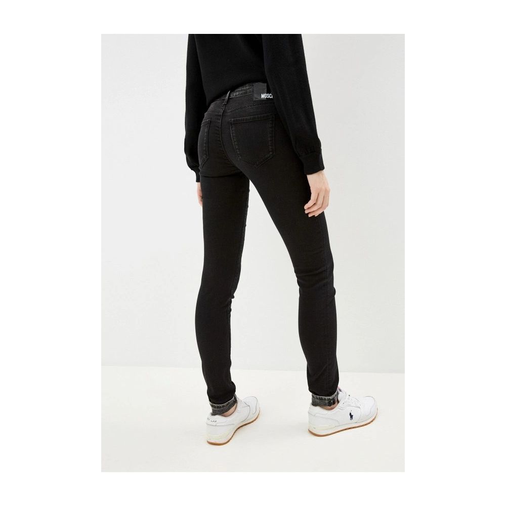 Black Cotton Women Jeans - SEHABRANDS