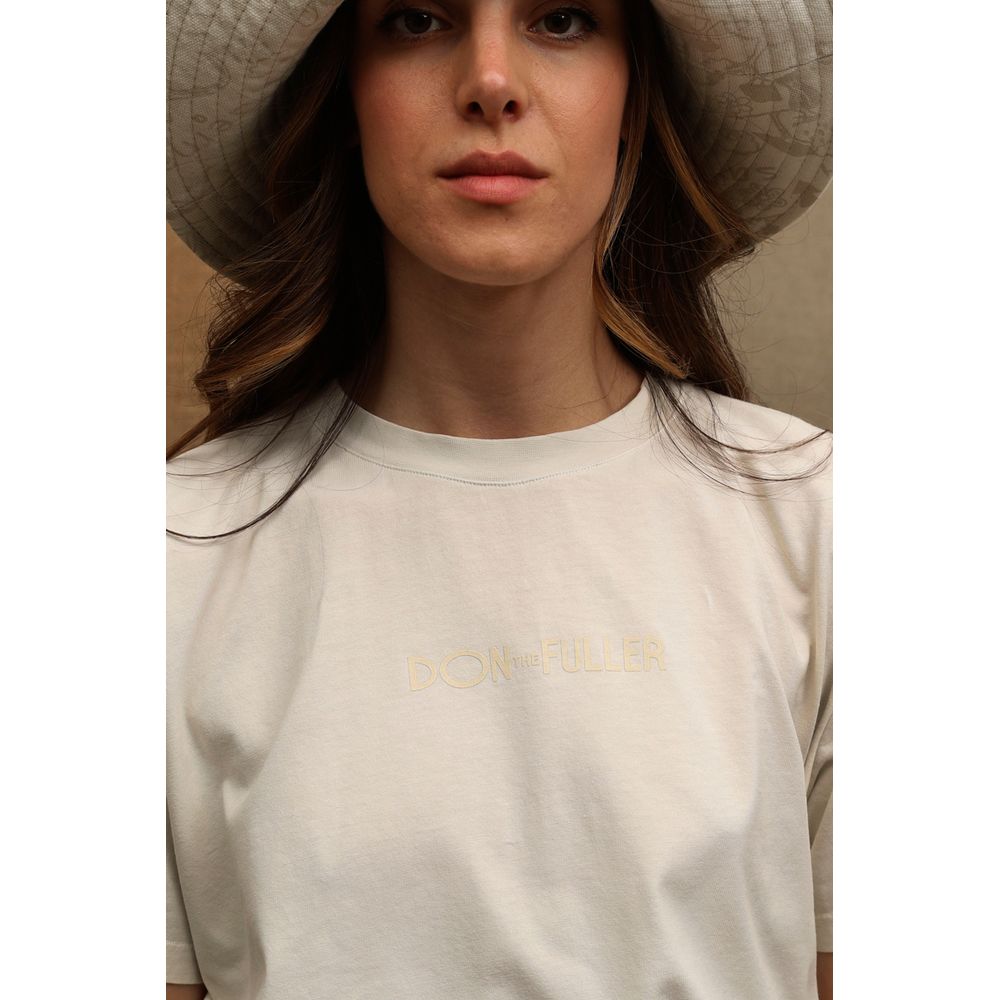 White Cotton Women T-Shirt - SEHABRANDS