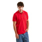 Refrigiwear Crimson Cotton Polo with Signature Emblem