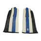 Elegant Black and Blue Lambskin Gloves - SEHABRANDS