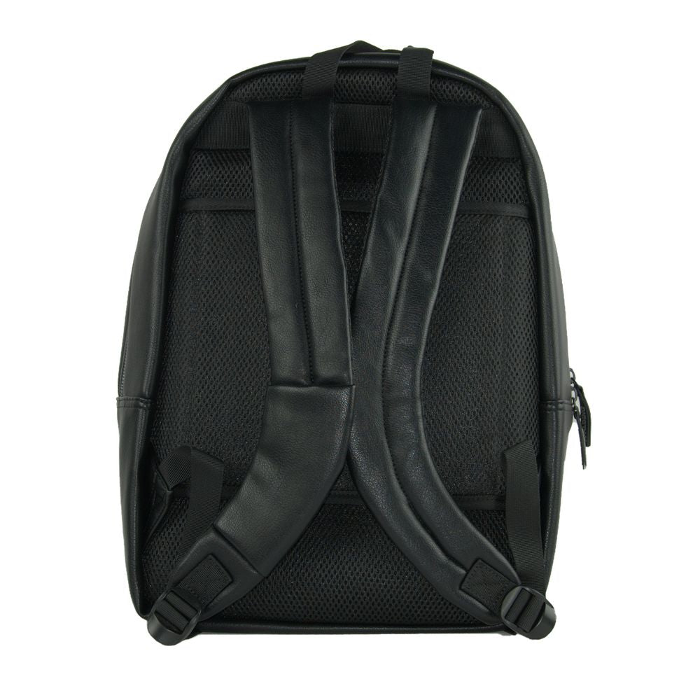 Black Polyethylene Men Backpack - SEHABRANDS