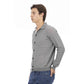 Gray Cotton Men Shirt - SEHABRANDS