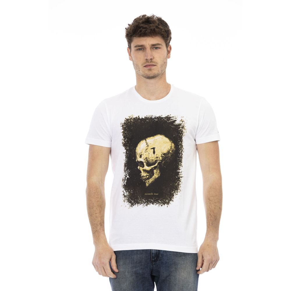 White Cotton Men's T-Shirt - SEHABRANDS