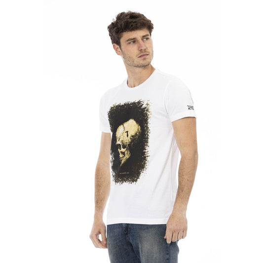 White Cotton Men's T-Shirt - SEHABRANDS