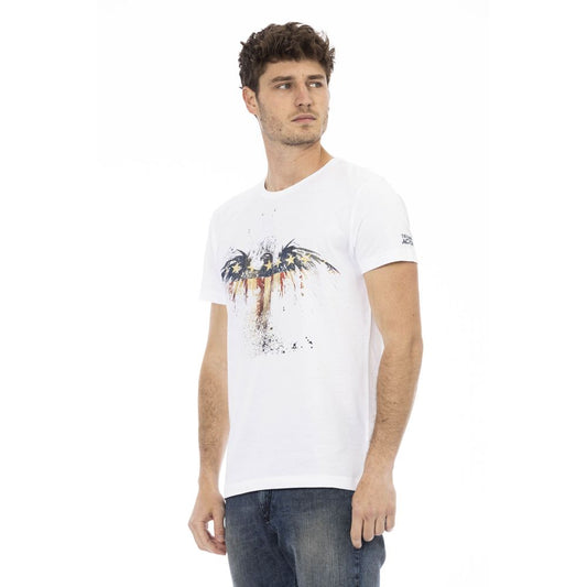 White Cotton Men T-Shirt - SEHABRANDS