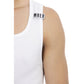 White Cotton Men Tank Top - SEHABRANDS