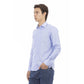 Light Blue Cotton Men Shirt - SEHABRANDS