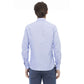 Light Blue Cotton Men Shirt - SEHABRANDS