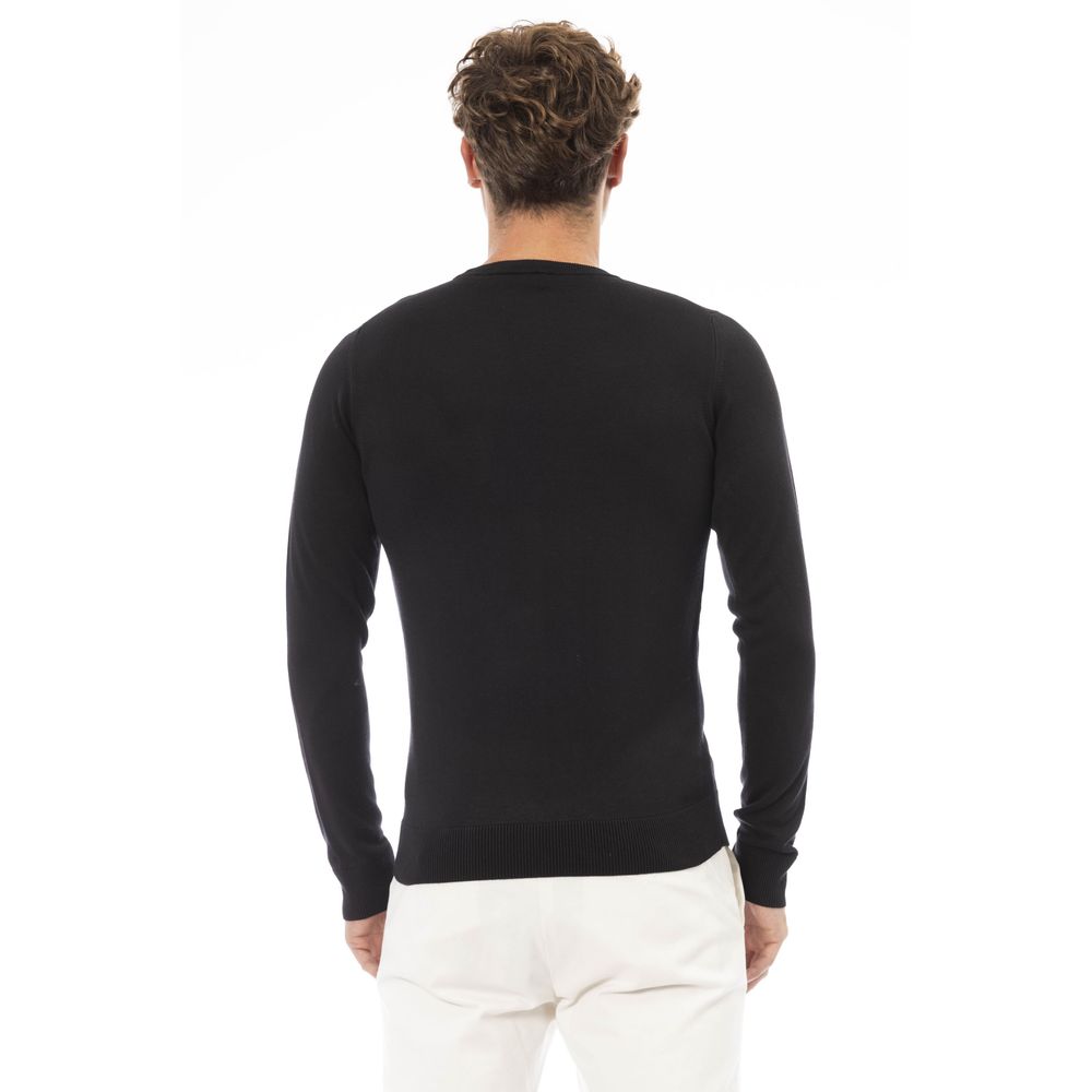 Black Modal Men Sweater - SEHABRANDS