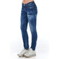 Blue Cotton Women Jean - SEHABRANDS