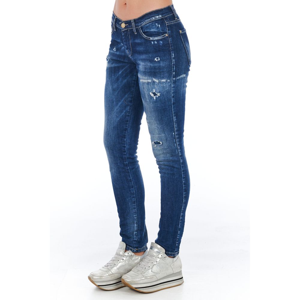 Blue Cotton Women Jean - SEHABRANDS