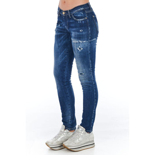 Blue Cotton Women Jean - SEHABRANDS