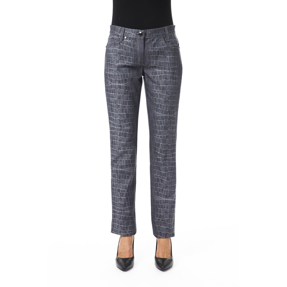 Black Viscose Women Pants - SEHABRANDS