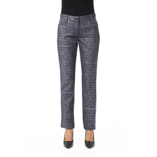 Black Viscose Women Pants - SEHABRANDS