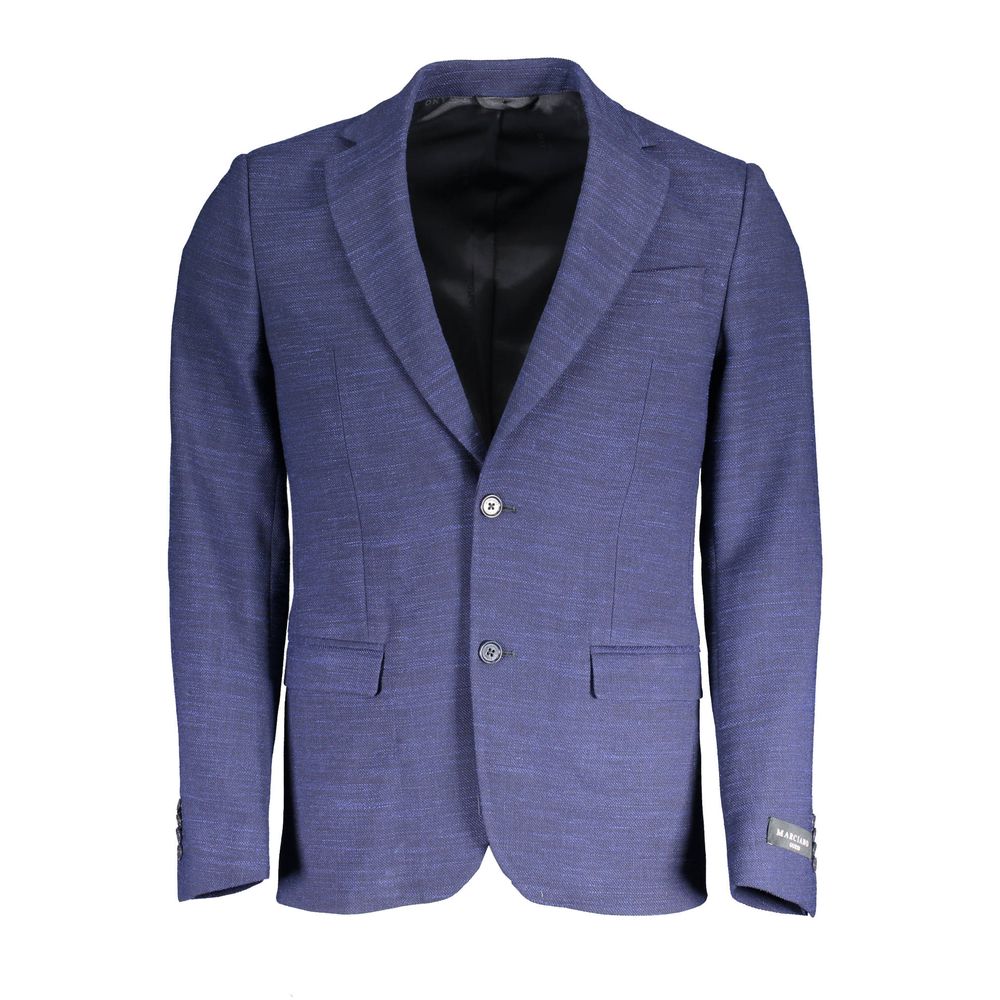 Blue Polyester Jackets & Coat - SEHABRANDS