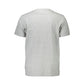 Gray Cotton Men T-Shirt - SEHABRANDS