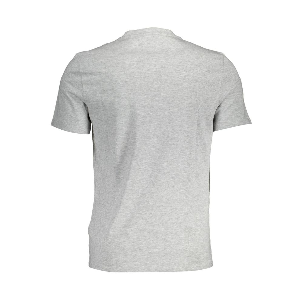 Gray Cotton Men T-Shirt - SEHABRANDS