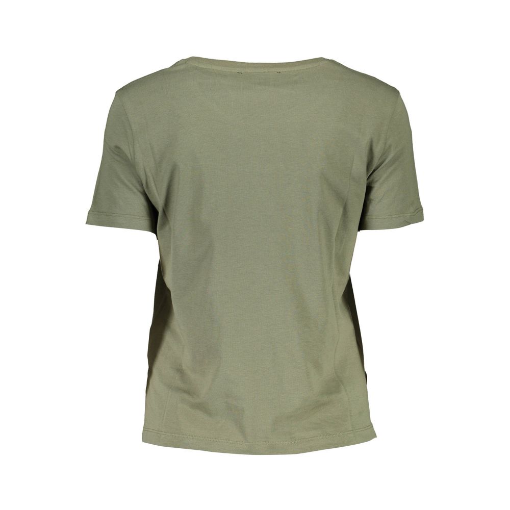 Green Cotton Women T-Shirt - SEHABRANDS