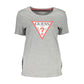 Gray Cotton Women T-Shirt - SEHABRANDS