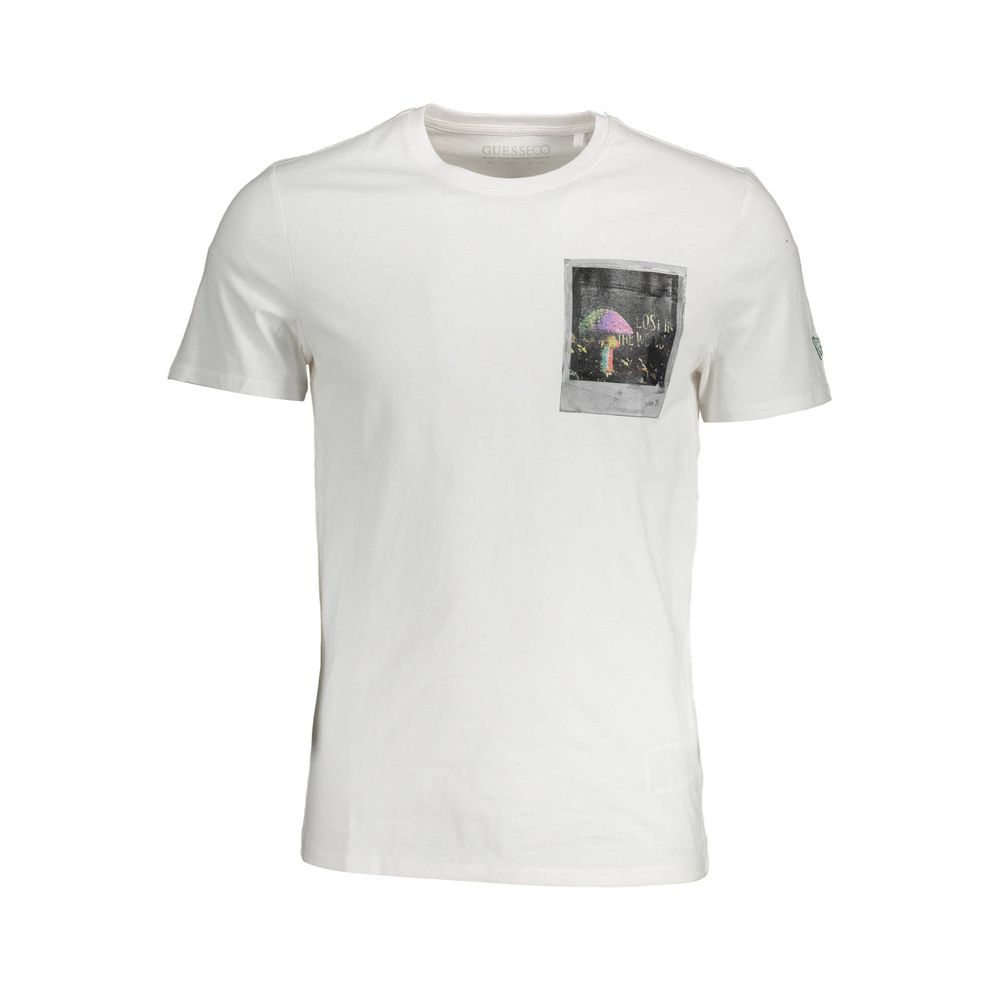 White Cotton Men T-Shirt - SEHABRANDS