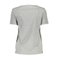 Gray Cotton Women T-Shirt - SEHABRANDS