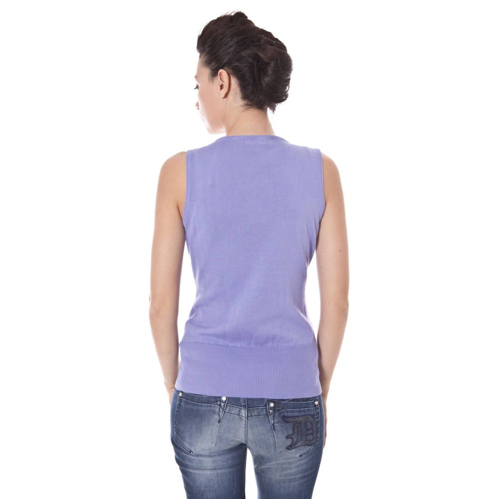 Purple Cotton Sweater - SEHABRANDS