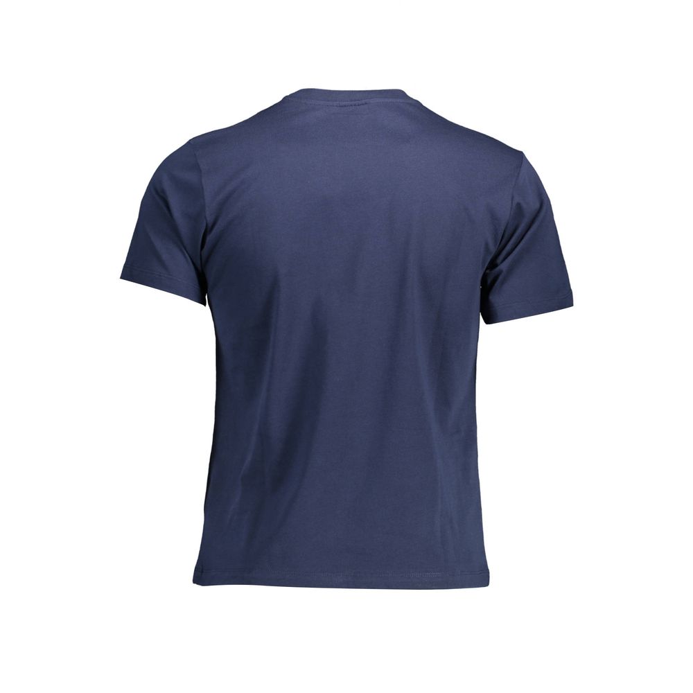 Blue Cotton Men T-Shirt - SEHABRANDS